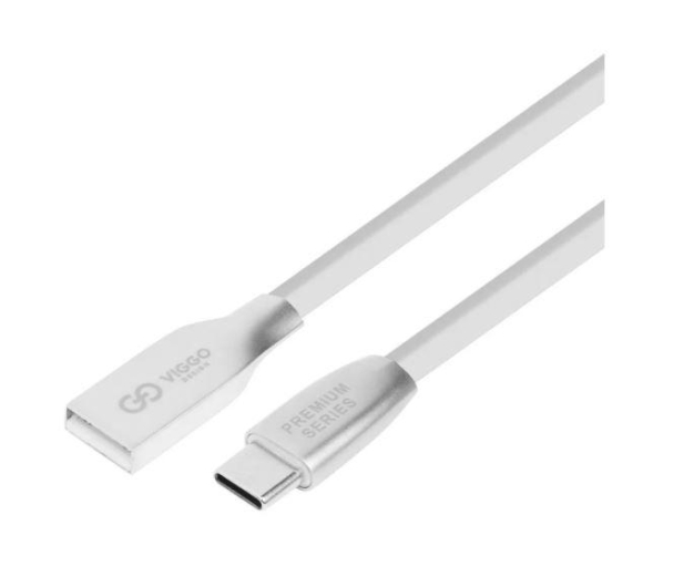 VIGGO DESIGN USB - USB-C 3m Biały - 1462262 - zdjęcie 2